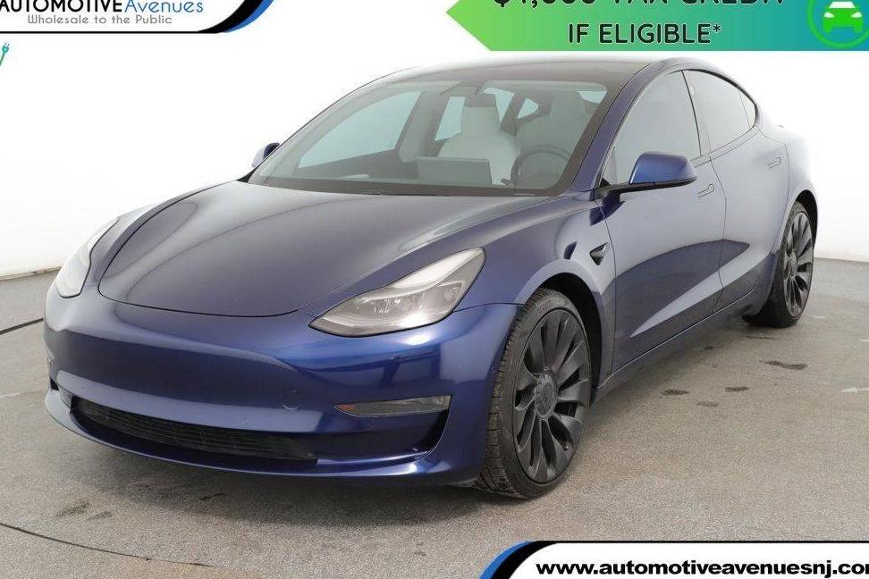 TESLA MODEL 3 2021 5YJ3E1ECXMF045218 image